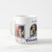 Mug Collage photo customisé et citation mémorable (Devant gauche)