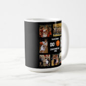 Mug Collage photo de basket-ball (Devant droit)