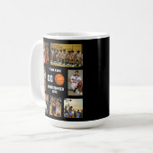 Mug Collage photo de basket-ball (Devant gauche)