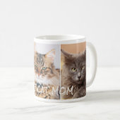Mug Collage photo de Best Cat Mom 3 (Devant droit)