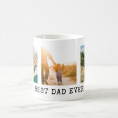 Mug Collage photo de Best Dad Ever (Centre)