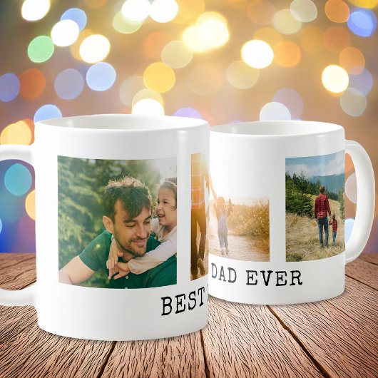 Mug Collage photo de Best Dad Ever