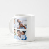 Mug Collage photo de Best Dad Ever (Devant gauche)