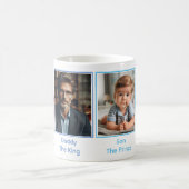 Mug Collage photo de famille de quatre couleurs custom (Centre)
