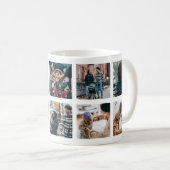 Mug Collage photo de famille joyeuse (Devant droit)