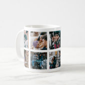 Mug Collage photo de famille joyeuse (Devant gauche)