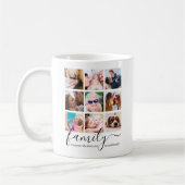 Mug Collage photo de famille joyeux (Gauche)