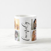Mug Collage photo de famille moderne (Centre)