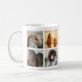 Mug Collage photo de famille moderne (Gauche)