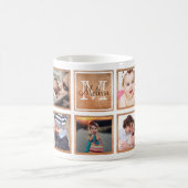 Mug Collage photo de famille personnalisée Rose Gold t (Centre)
