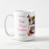 Mug Collage photo de grand-mère de l'amour féminin per (Gauche)