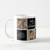 Mug Collage photo de grand-mère moderne (Gauche)