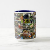 Mug Collage photo de la ferme, (Centre)