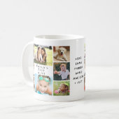 Mug Collage photo de la meilleure tante du monde (Devant gauche)