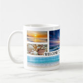 Mug Collage photo de la plage tropicale et du soleil (Gauche)