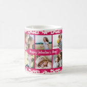 Mug Collage photo de la Saint Valentin avec les coeurs (Centre)