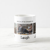 Mug Collage photo de Live Laugh Love (Centre)