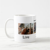 Mug Collage photo de Live Laugh Love (Gauche)