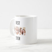 Mug Collage photo de maman découpé Anniversaire fête d (Devant gauche)