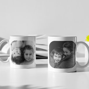 Mug Collage photo de maman moderne