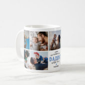 Mug Collage photo de première Fête des pères (Devant gauche)