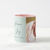 Mug Collage photo de script 2 détaillé (Centre)