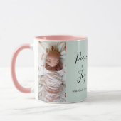 Mug Collage photo de script 2 détaillé (Gauche)