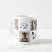 Mug Collage Photo de Tante Moderne (Devant gauche)