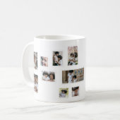 Mug Collage photo de vacances Moments Joyeux modernes (Devant gauche)
