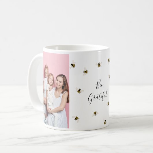 Mug Collage photo des abeilles miel (Devant gauche)