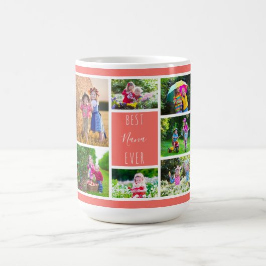 Mug Collage photo du meilleur corail de Nana (Centre)