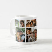 Mug Collage photo élégant 15 (Devant gauche)