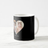 Mug Collage photo en forme de coeur 2 (Devant droit)