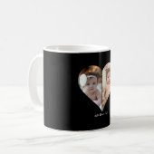 Mug Collage photo en forme de coeur 2 (Devant gauche)