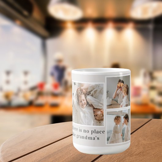 Mug Collage photo et devis cadeau de la meilleure gran