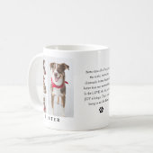 Mug Collage photo et devis pour animaux de compagnie m (Devant gauche)