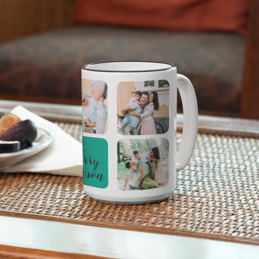 Mug Collage Photo Fête des Pères