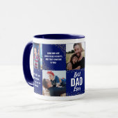 Mug Collage photo fête des pères (Devant gauche)