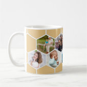 Mug Collage photo géométrique 9 photo 11oz (Gauche)