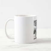 Mug Collage photo Hexagon noir et blanc (Gauche)