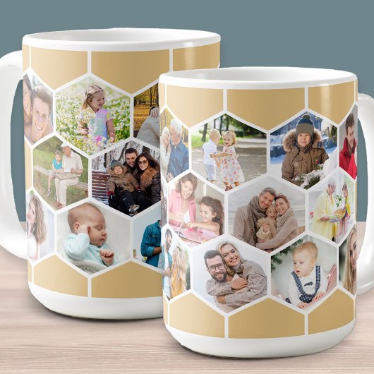 Mug Collage photo Honeypeb 17 Photo 15oz