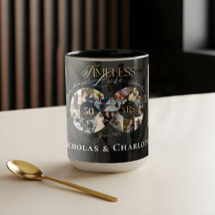 Mug Collage photo infini pour le 50e anniversaire de m