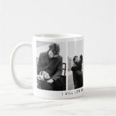 Mug Collage photo 'Je t'aimerai toujours' mignon (Gauche)