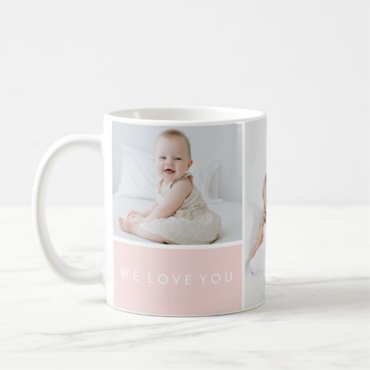 Mug Collage photo Love You (Gauche)