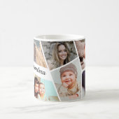 Mug Collage photo Love You Grandma Texte manuscrit (Centre)