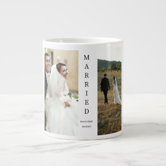 Mug Collage Photo Mariage Personnalisable