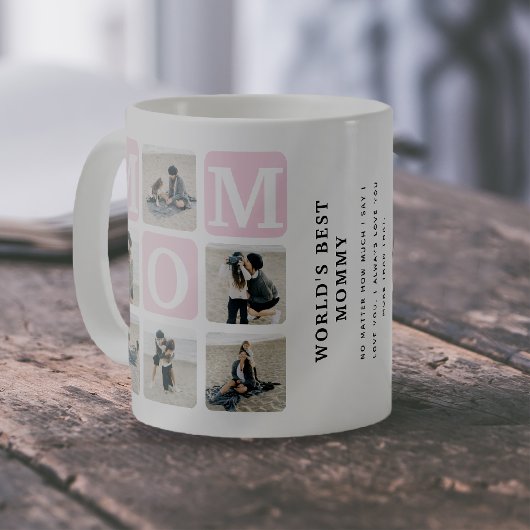 Mug Collage photo 'Meilleure Maman du Monde'