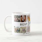 Mug Collage photo 'Meilleure Sœur de tous les temps' M (Gauche)