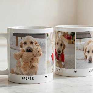 Mug Collage photo minimaliste moderne pour plusieurs a