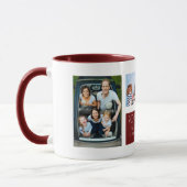 Mug Collage photo moderne amusant (Gauche)